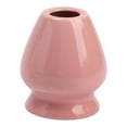 thumbnail image 1 of Ceramic Chasen Holder Stand for Matcha Whisk, Tea Ceremony Accessory, Tea Utensil Rest for Wood Whisk Drying Storage, Mini Zen Decor, Matcha Tea Whisk Holder, 1Pc, Multicolor(Pink1,2.5x2.5x2.7"), 1 of 9