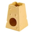 thumbnail image 1 of Ceramic Cheese Hamster Water Bottle Leak Proof Design for Hamsters and Gerbils with Easy Clean Habitat Hideout and Food Bowl 3PCS, 1 of 3