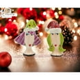 thumbnail image 1 of Ceramic Christmas Party Salt and Pepper Shakers Hand Painted Gift, 1 of 4