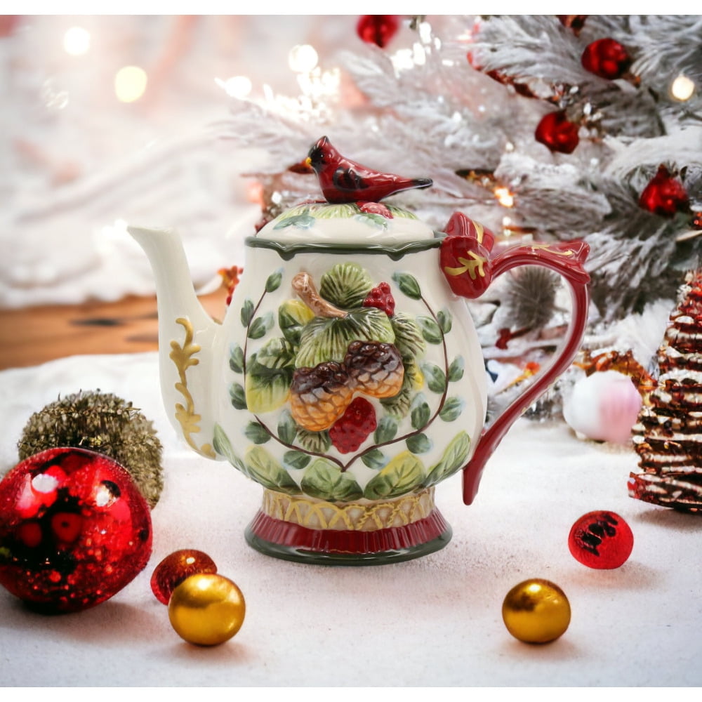 Christmas teapot set hotsell