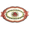 thumbnail image 1 of Ceramic Christmas Robin Bird Tray 17.875x11  Mom Kitchen, 1 of 6