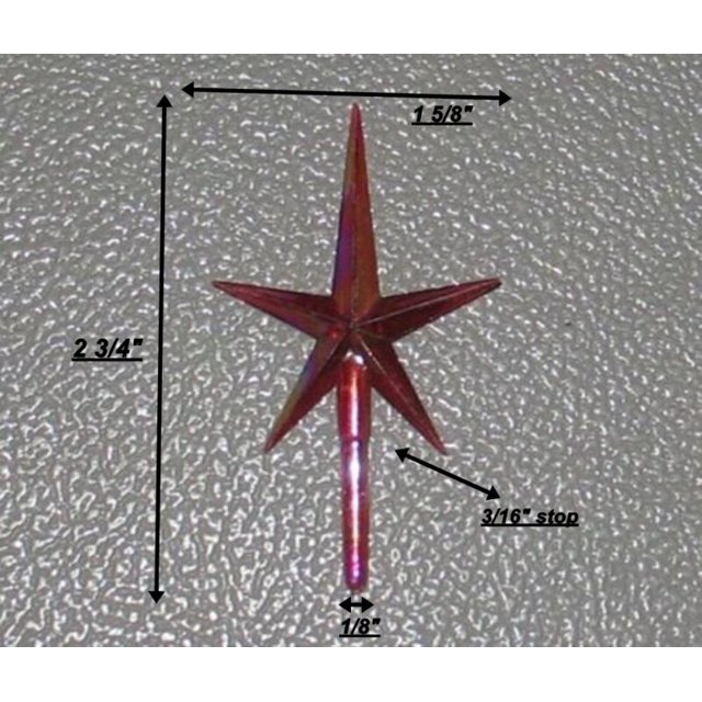 Ceramic Christmas Tree Bulbs Lights Small, Med/Large, Twist Stars