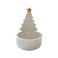 thumbnail image 1 of Ceramic Christmas Tree Candle Holder – Cute Xmas Tree Shape Design, Aromatherapy Holiday Decoration for Home, Gifts, or Festive Centerpieces, 1 of 5
