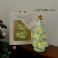 thumbnail image 1 of Ceramic Christmas Tree Night Light Festive Illuminated Star, 1 of 5