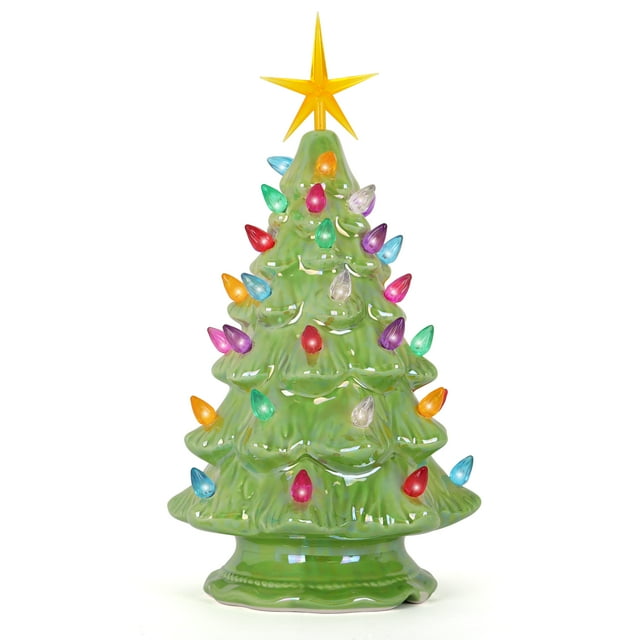 Pearl Green Ceramic Christmas Tree
