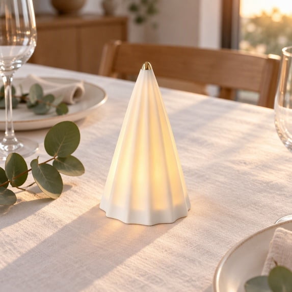 Ceramic Christmas Trees with Lights,Battery Operated LED Tabletop Trees ...