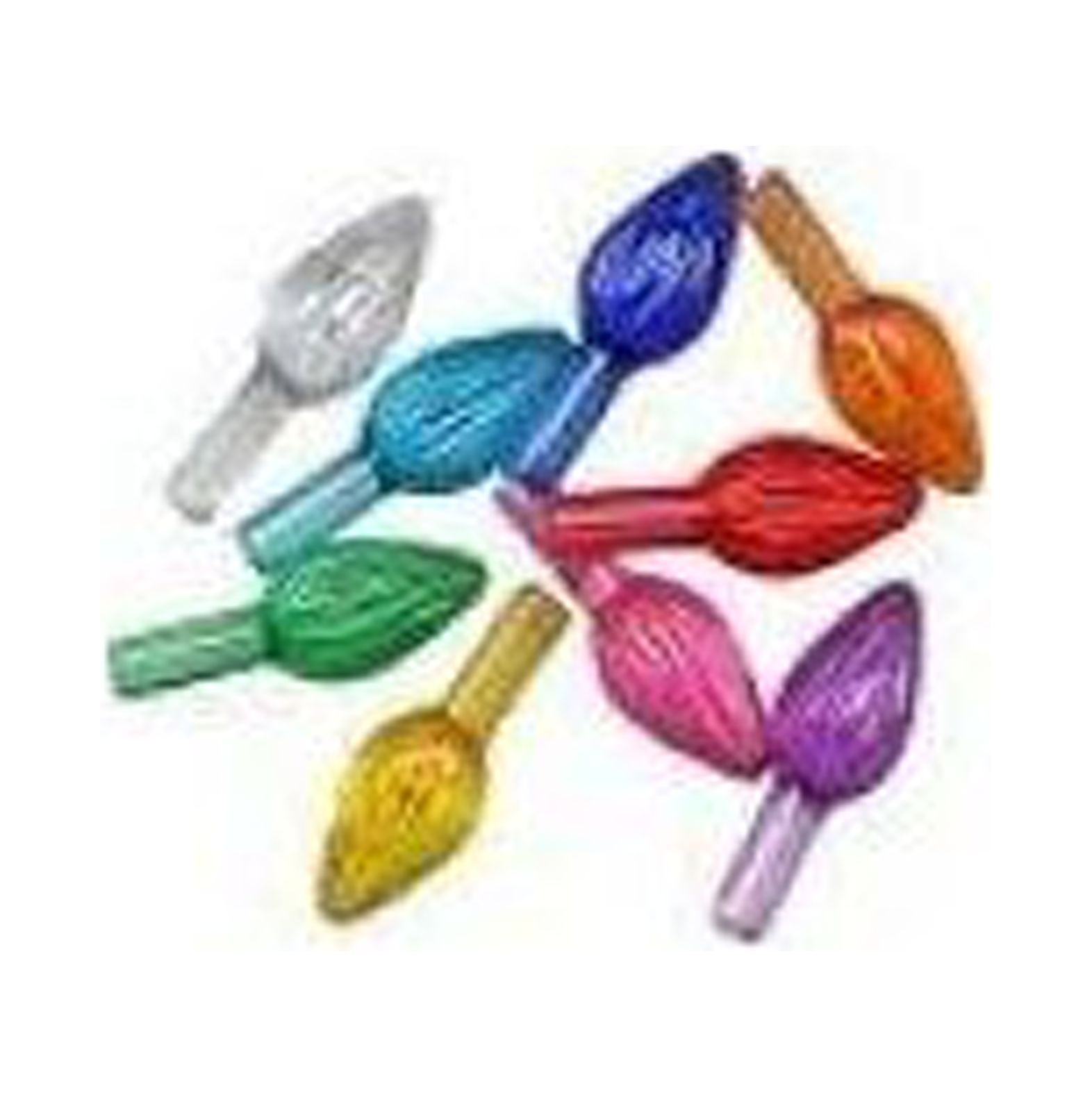 Ceramic Christmas tree plastic light up small style bulbs in assorted