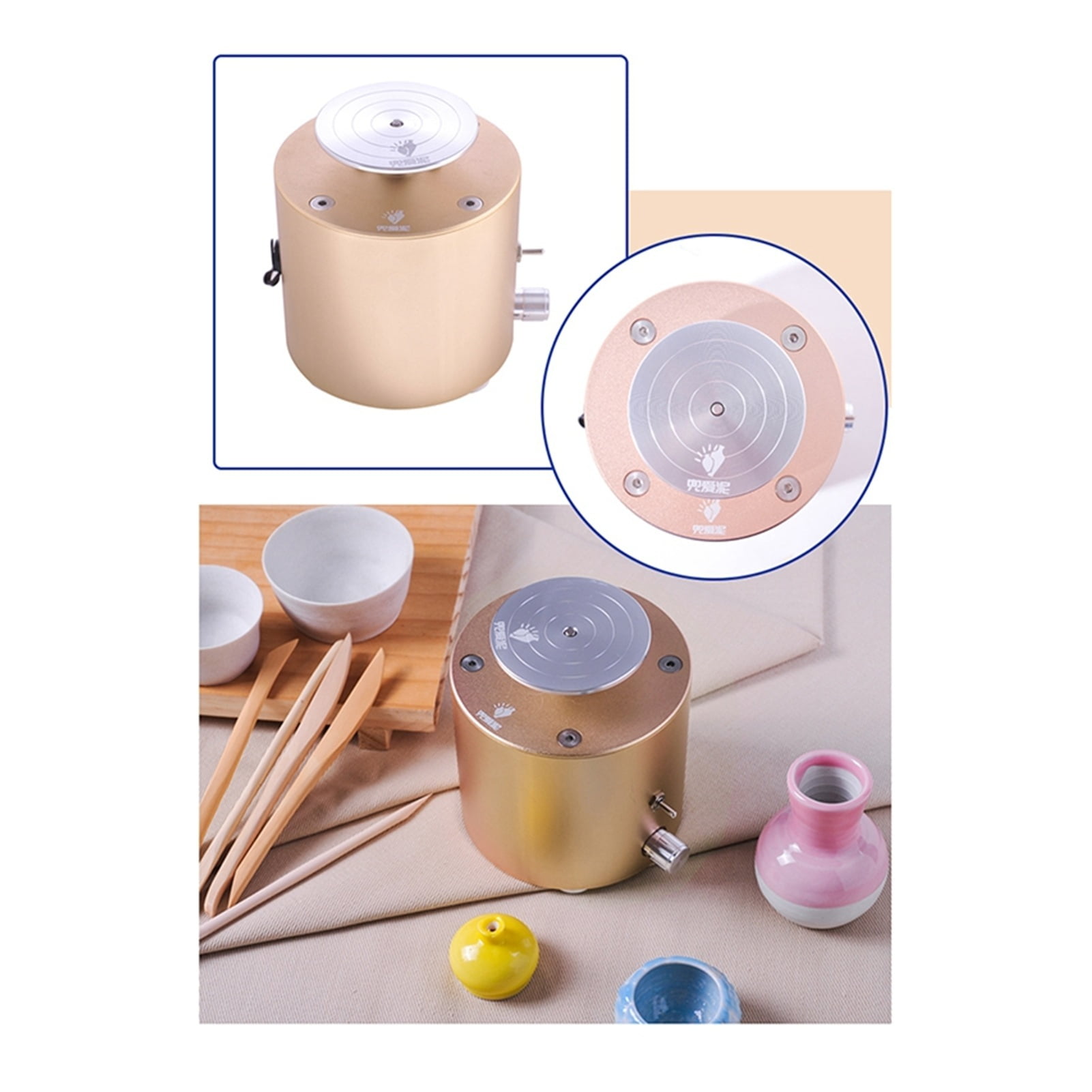 Ceramic Clay Making Ceramic Turntable Process Rotary Kit Electric Ceramic Wheel Children ,Wide Ranging Usage