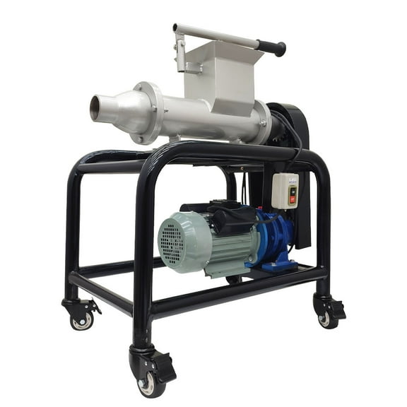 Ceramic Clay Mixer Clay Extruder Mud Pug Refiner with Lockable Wheels 110V