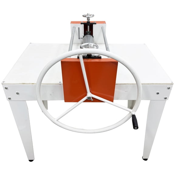 Ceramic Clay Plate Machine Manual Clay Slab Press Roller Machine Max 2.36in Thickness 24.41*39.37in Table Size with Scale Ruler