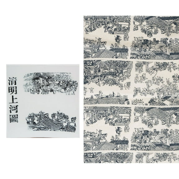 Ceramic Clay Transfer Paper, Pottery Underglaze Flower Paper for Pottery Decals