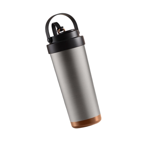 Ceramic Coated Insulated Stainless Steel Mug 750ml Capacity Spill proof Straw Cup for Cold Drink and Hot Beverages