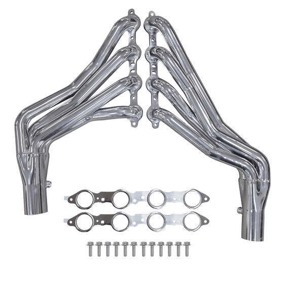 Ceramic Coated LS Swap Long Tube Headers for 19731987 Chevy GMC C/K Square Body Trucks and 19881991 Blazer Jimmy Suburban 2WD 4WD LS Engines