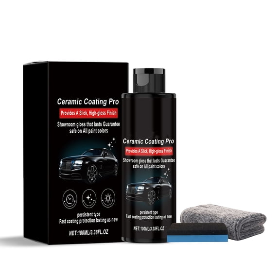 Ceramic Coating for Cars, Revolutionary Nano Spray for Car Detailing, Utilizing Advanced Ceramic Technology, for Dust-Proof Glass Effect and Lasting Luster