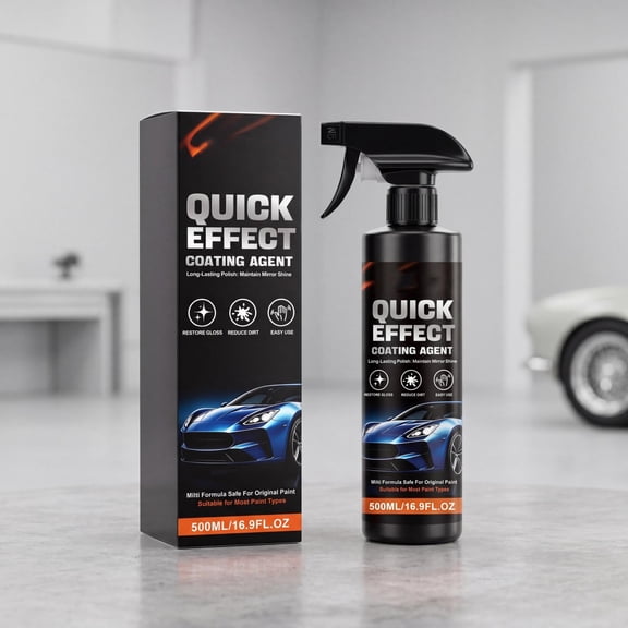 Ceramic Coating Spray 500ml Car Paint Sealant Hydrophobic Protection Gloss Enhancer Auto Polish for SUV Car Truck Glass Plastic