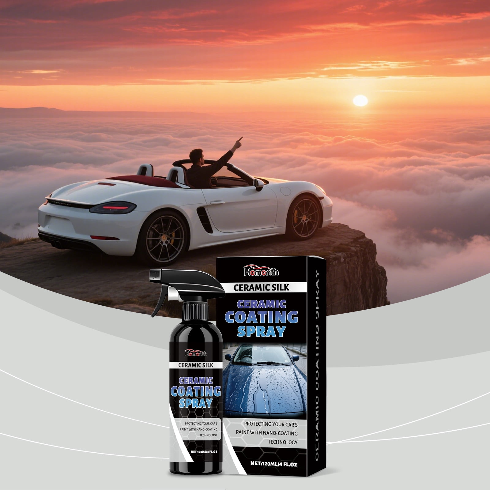 Surface Enhancer Roto Ceramic Coating Spray, Auto Surface Protectant, Gloss Enhancer & Fade ...