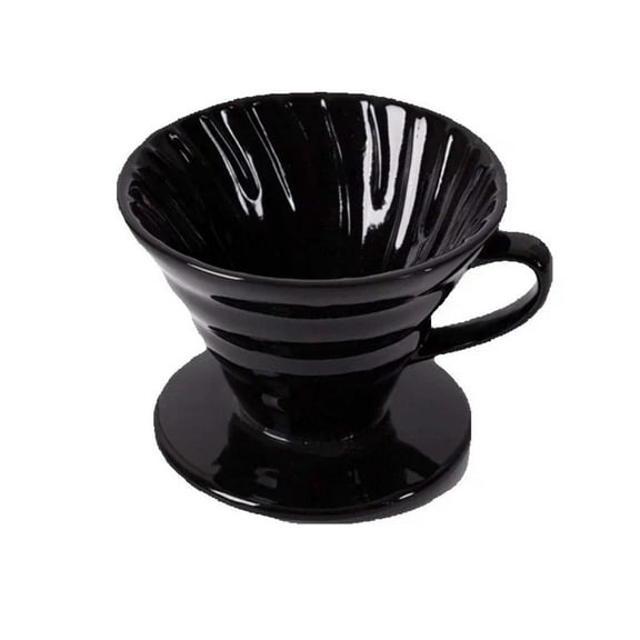 Ceramic Coffee Dripper – Engine-Style Pour Over (Reusable, 1–4 Cups)