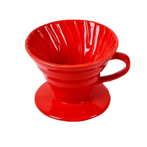 Ceramic Engine-Style Pour Over Reusable 1-4 Cup Coffee Drippers