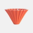 thumbnail image 1 of Origami Pour-Over Dripper - Handmade Ceramic Coffee Filter Basket, 1 of 11