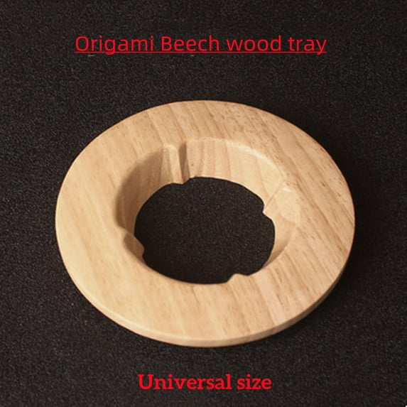 Ceramic Coffee Dripper Holder Drip Coffee Filter Cup Pour Over Drip Coffee Maker Funnel Dripper Camping Coffee Accessories (Special Beech tray,V01 (1-2cup))