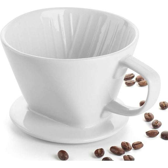 Ceramic Coffee Dripper Reusable Pour Over Coffee Dripper