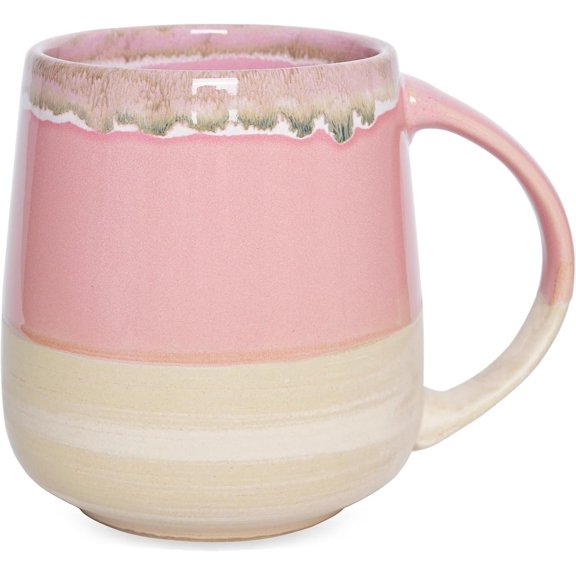 Ceramic Coffee Mug, 23 Oz, Dishwasher and Microwave Safe, Big Cup, Reactive ()