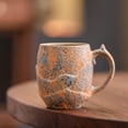 thumbnail image 1 of Ceramic Coffee Mug 270ml Rough Glazed Latte Breakfast Milk Cup with Handle Colorful Stoneware Drinkware Durable Everyday Tea Mug for Home Kitchen Office Gift for Friends, 1 of 6