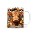 thumbnail image 1 of Ceramic Coffee Mug With Adorable Animal Print, Premium Heat Retaining Ceramic Construction And Ample 400Ml Capacity For Morning Coffee Tea And Hot Cocoa 15X10Cm 0.88Lb, 1 of 6