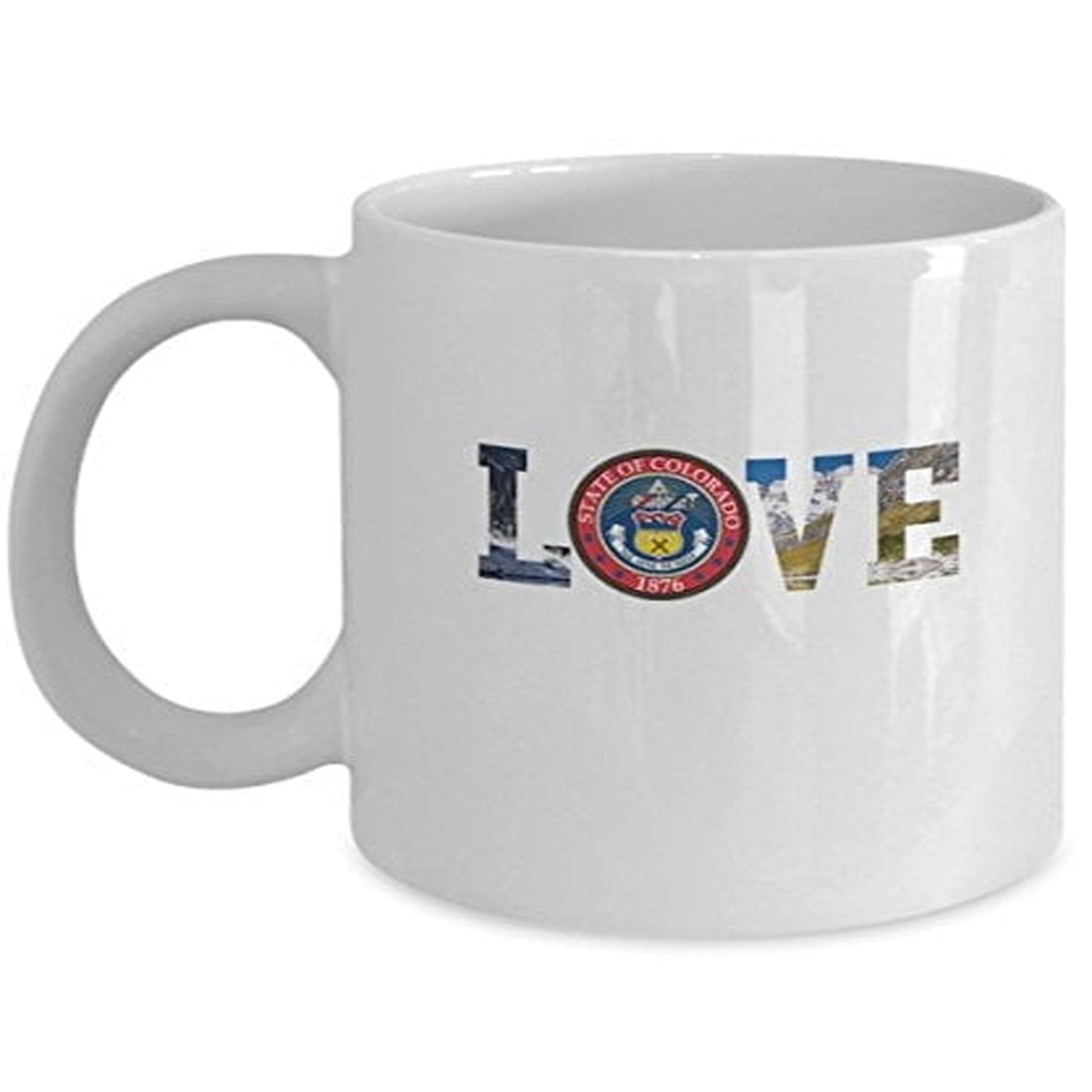 3dRose State Flag Of Colorado (PD-US) 14oz Stainless Steel Travel Mug