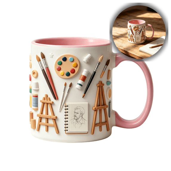 Ceramic Coffee Mug for Daily Use & Holiday Gifting – Versatile Hot Beverage Cup with Ergonomic Handle, Suitable for Home & Office, Great for Coffee, Tea & Hot Chocolate