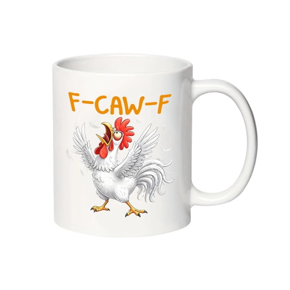 Ceramic Coffee Mug With Cartoon Bird Illustration And Humorous Text Durable Print For Home Or Office Use