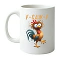 thumbnail image 1 of Ceramic Coffee Mug With Chicken Print And Large Handle Dishwasher Safe For Office Home Kitchen Gift Use Capacity, 1 of 4