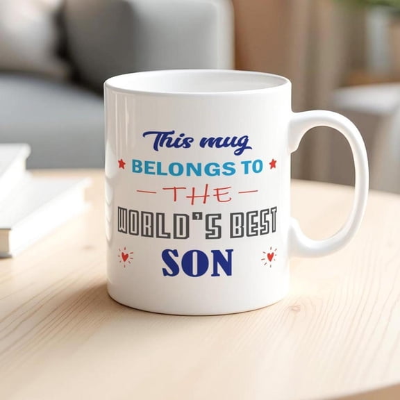 Ceramic Coffee Mug World s Best Son Birthdays