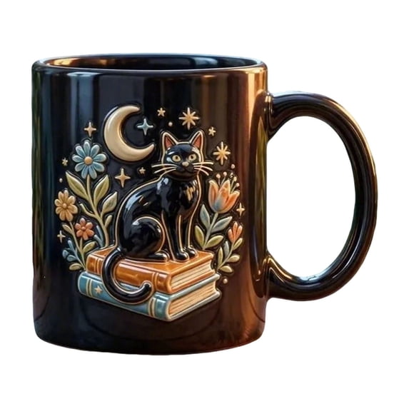 Ceramic Coffee Mug for Latte/Hot Cocoa/Tea, Cute Coffee Cup for Men Women, Starlight