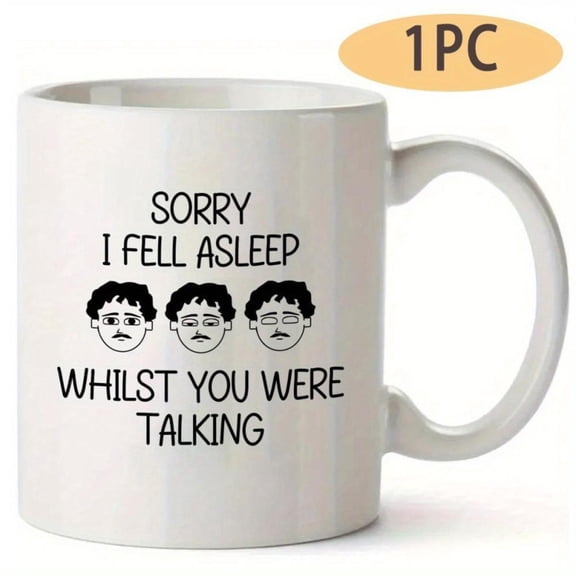 Ceramic Coffee Mug with Funny Quote 11oz Large Tea Cup with Handle Unique Gag Coworker Best Friend Sister Office Home Essential
