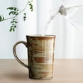 thumbnail image 1 of Ceramic Coffee Mug with Gold Rim, 10.5 oz Microwave Safe Ceramic Cup for Hot Beverages, Dishwasher Safe Coffee Cup for Daily Home Use, 1 of 6