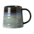thumbnail image 1 of Ceramic Coffee Mug with Gradient Glaze, Ergonomic Handle for Hot and Cold Beverages, Wide Mouth Easy Clean Design(C), 1 of 5