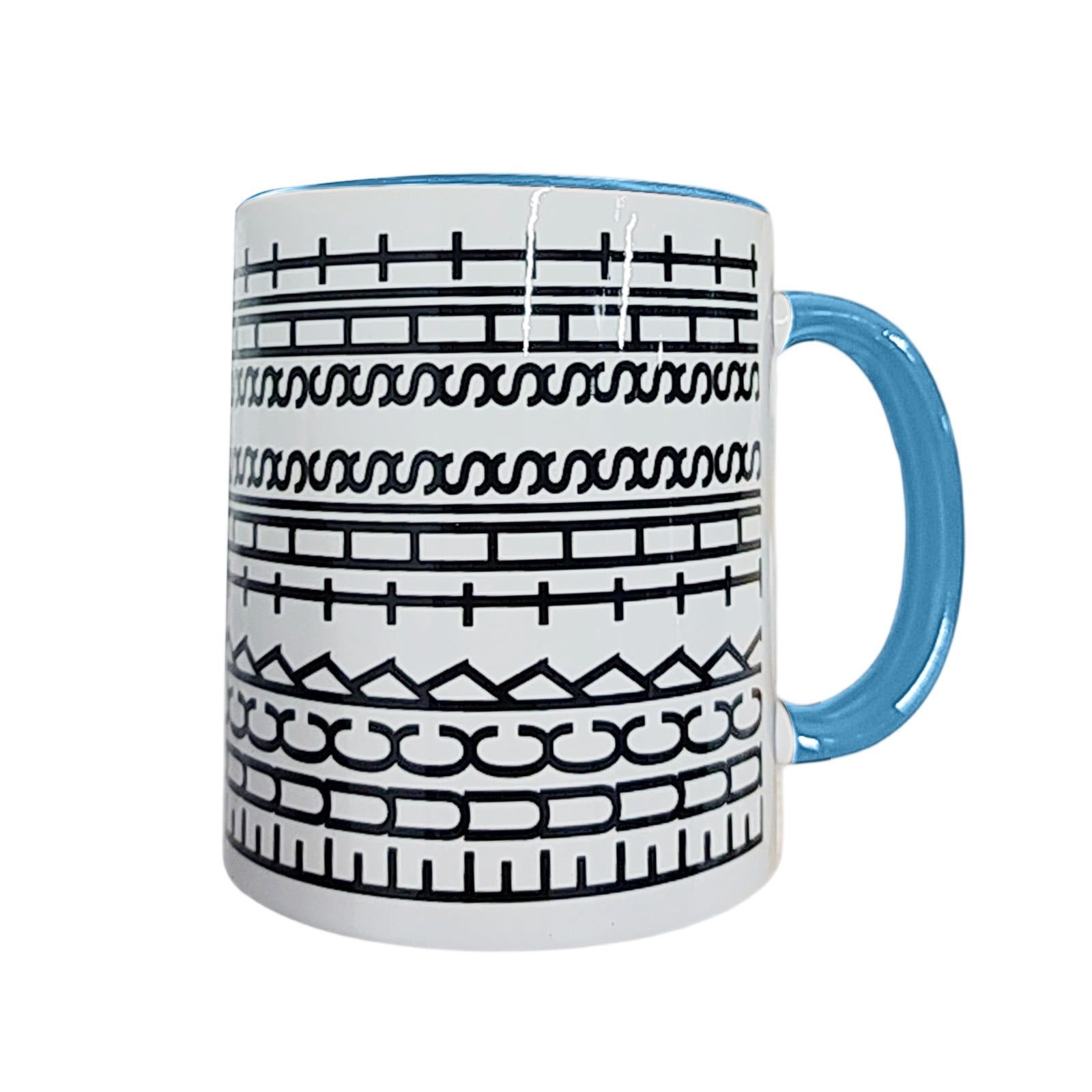 Total Lack Of Shelf Control Mug With Color Inside – Foxpine Press