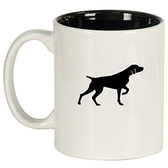 Ceramic Coffee Tea Mug Cup German Shorthaired Pointer (White)