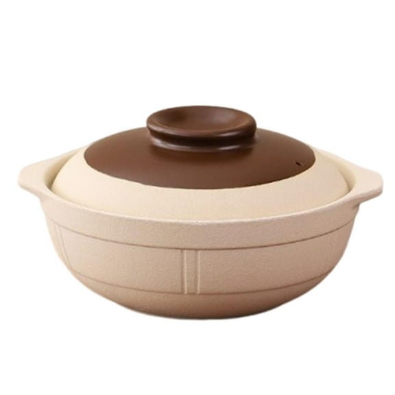 Ceramic Cooking Pot,Casserole Pot,Earthenware Clay Pot,Stone Pot Bibimbap Cooking,Cooking Casserole Oven for Home Kitchen