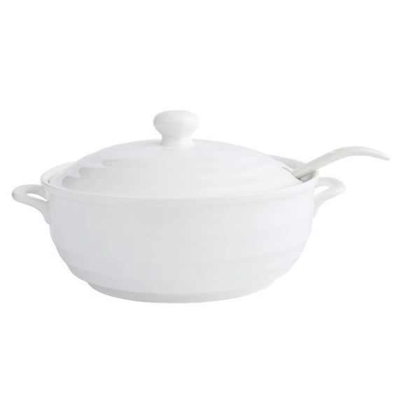 Ceramic Cooking Pot Double Handle with Lid Pure Nonstick Stew Pot Chinese Earthen Pot Hot Pot for Restaurant Home Kitchen Bibimbap Soup