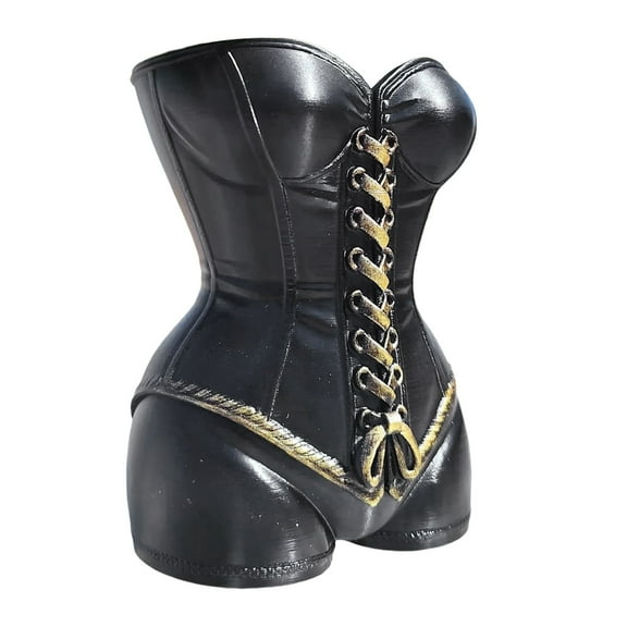 Ceramic Corset Planter Vintage Style - Female Body Succulent Pot with Tie-Down Design, Boho Home Decor Vase for Indoor Outdoor Plants, Unique Gift for Women