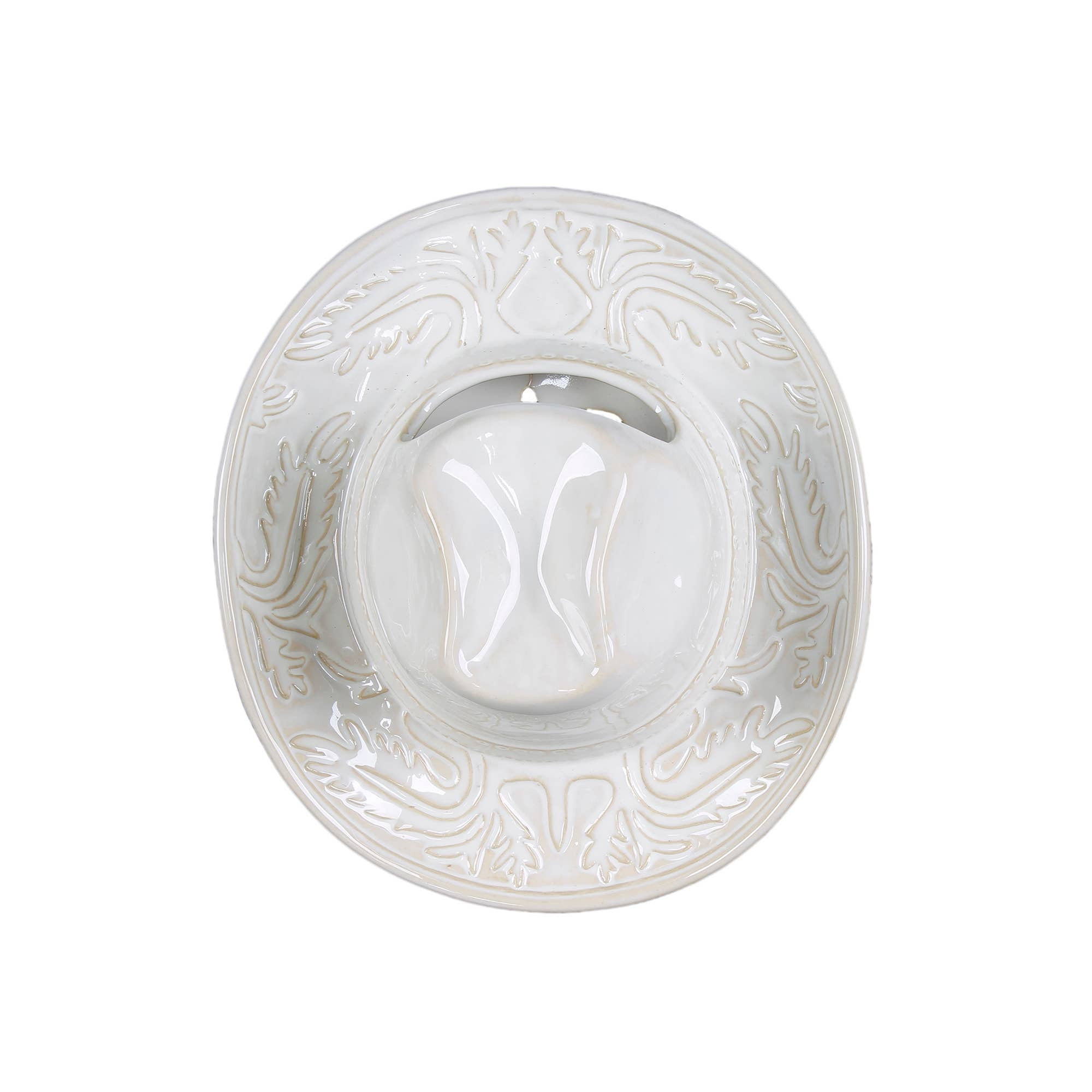 Ceramic Cowgirl Hat Hanging Vase 8" - Walmart.com