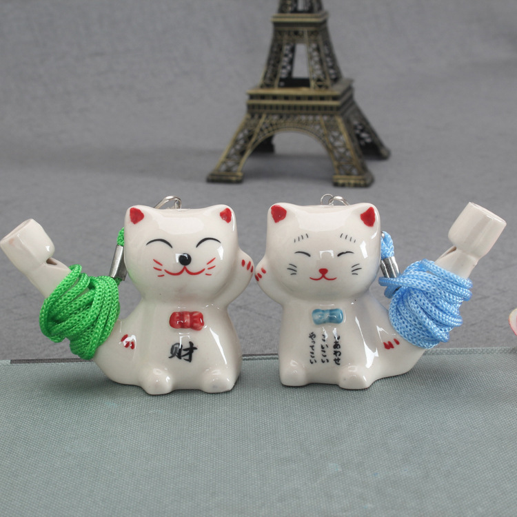 Ceramic Crafts 12736 panda waterbird whistle fortune whistle tourism scenic hot selling crafts
