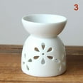 Ceramic Crafts Aroma Burner Handmade Hollow Flower Pattern Essential