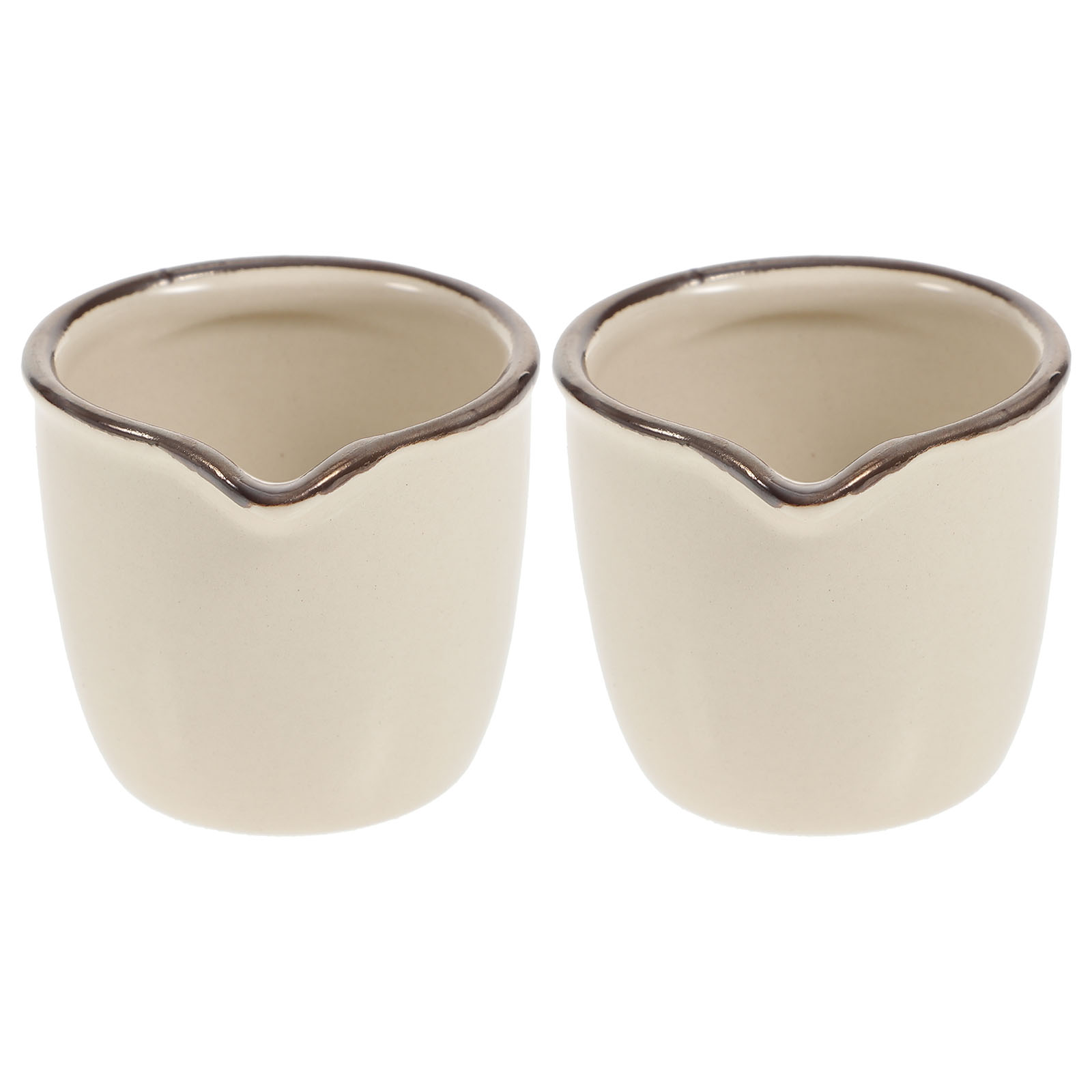 Ceramic Creamer Ceramic Pitcher 40ml Farmhouse Sugar And Creamer Set Can Home Decoration For Tea