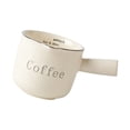 thumbnail image 1 of Ceramic Creamer With Double Measurement Indicators And Silver Trim Precise Pouring For Coffee Seasonings Elegant Deck, 1 of 8