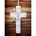 thumbnail image 1 of Ceramic Cross Girl Pink Ribbon 5.5in Baptism Religious, 1 of 3
