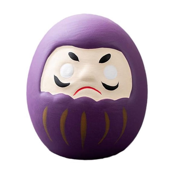 Ceramic Daruma Doll, Hand-Painted Design, 4.5*4.5*4 cm, Home Decor & Gift