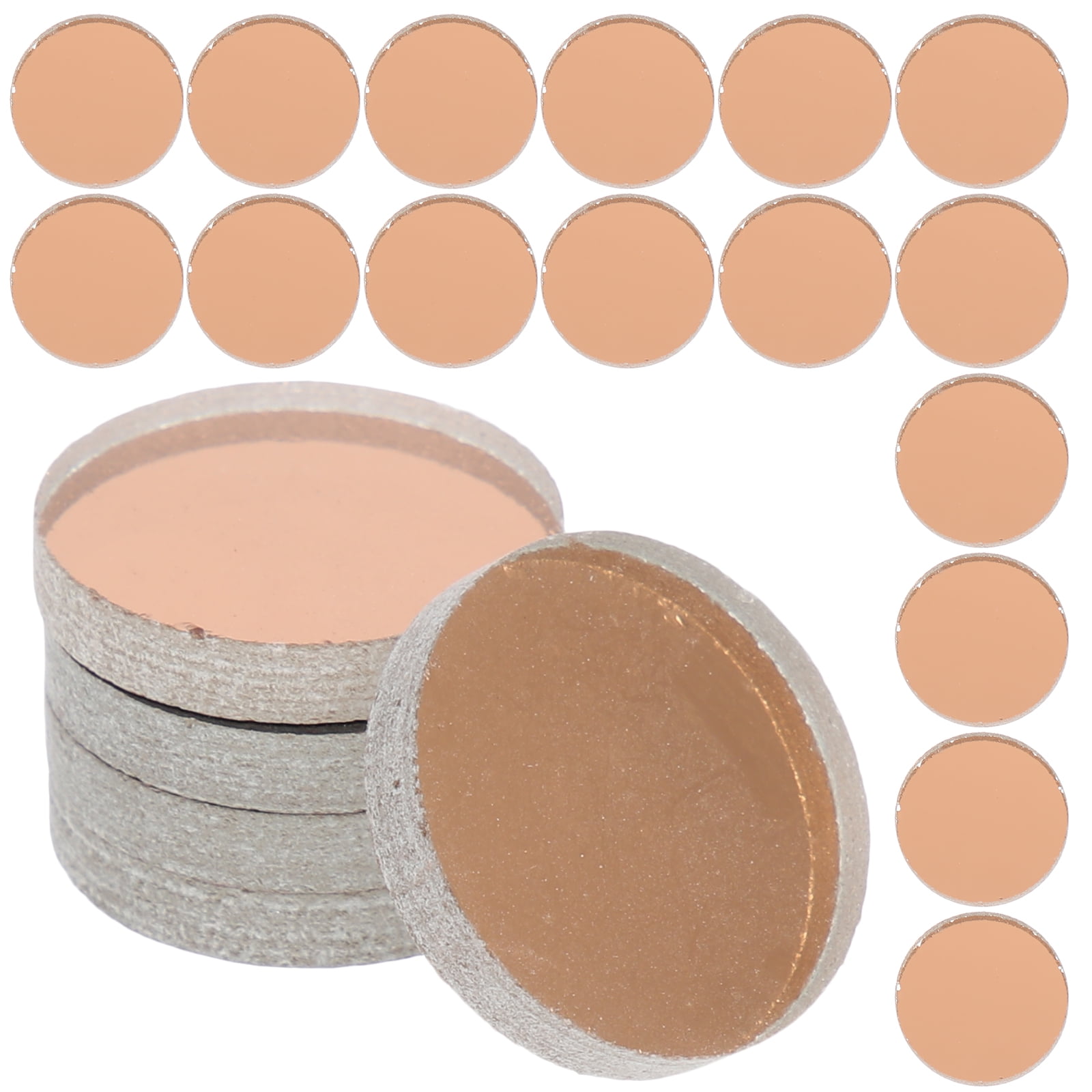 Ceramic Decor Crystals Glass Mosaic Stained Circle Colored Flat Marbles